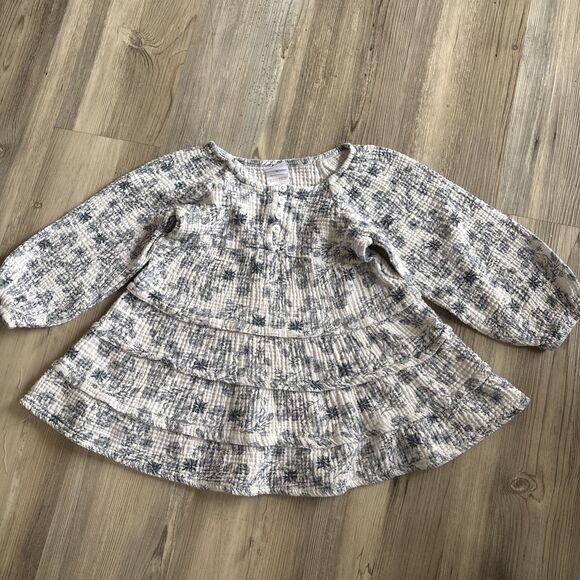 Disney Frozen Ruffle Toile Dress (RN 16436)  Size 4T - Picture 1 of 9